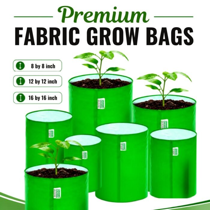 HDPE green grow bags for plant 
s 220 GSM